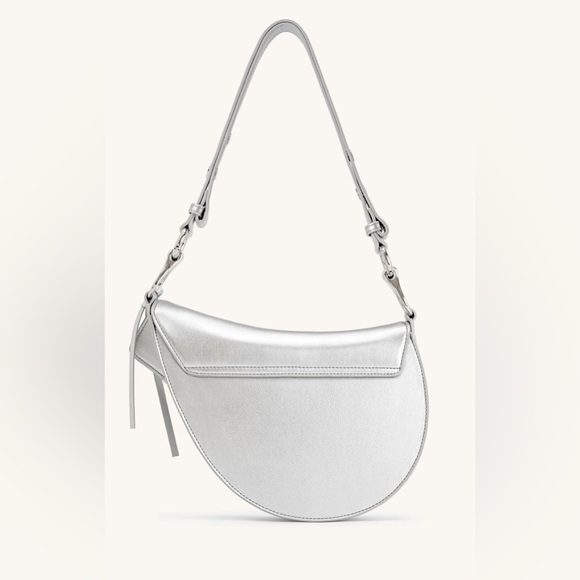 JW PEI Ashlie Crossbody Bag - Silver Shoulder Bag - Picture 3 of 4
